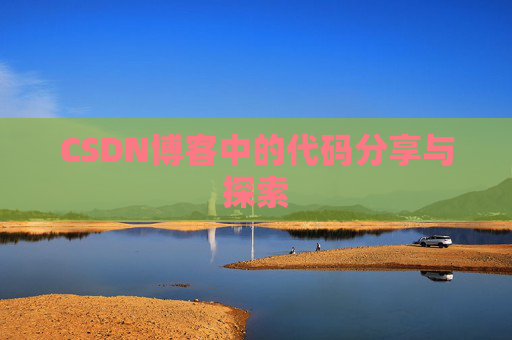 CSDN博客中的代码分享与探索